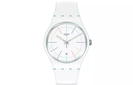 SWATCH Белые часы унисекс SUOS404