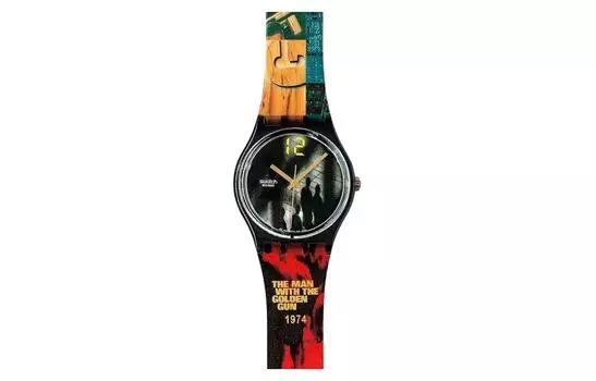 SWATCH Часы унисекс 34 мм черные GB210