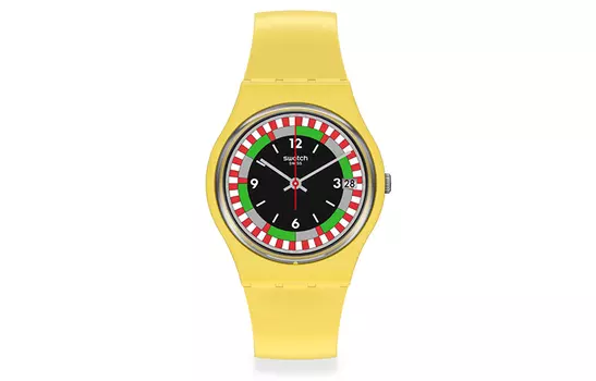 SWATCH Часы унисекс 34 мм черные S031J400