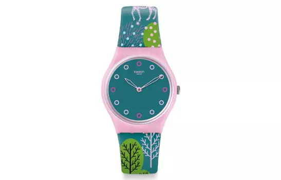 SWATCH Часы унисекс 34 мм синие GP152