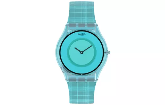 SWATCH Часы унисекс 34 мм синие SS08Z102