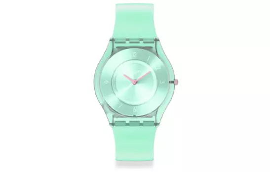 SWATCH Часы унисекс 34 мм зеленые SS08L100
