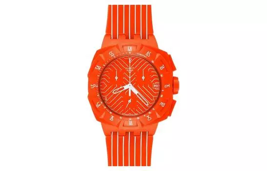 SWATCH Часы унисекс 45 мм оранжевые SUIO400