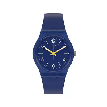 SWATCH Часы унисекс Gent Series 34 мм синего цвета SO28N108