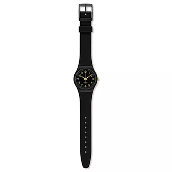 SWATCH Черные часы унисекс SO28B113