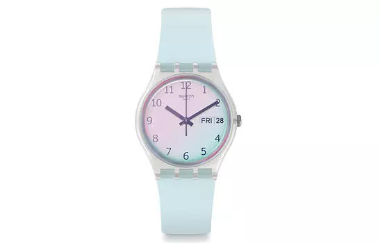 SWATCH Синие часы унисекс GE713