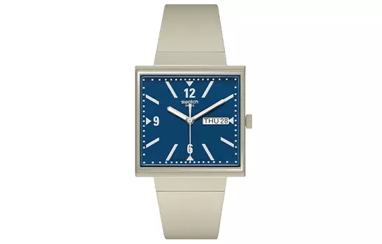 SWATCH Синие часы унисекс SO34T700