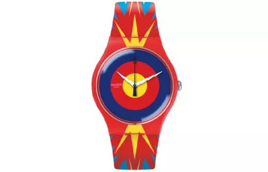 SWATCH Синие часы унисекс SUOZ220