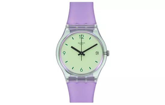 SWATCH Зеленые часы унисекс SO28G401
