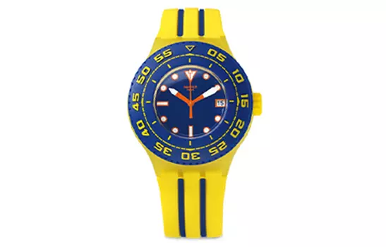 SWATCH Женские синие часы SUUJ400 44 мм