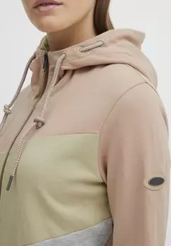 SWEATJACKE Oxaggi Oxmo, Свитер на молнии красное дерево роза