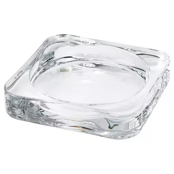 Свеча/декоративная чаша, прозрачное стекло, 10х10 см, GLASIG IKEA