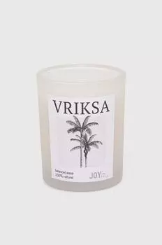 Свеча для практики йоги и медитации Врикша Joyinme, белый