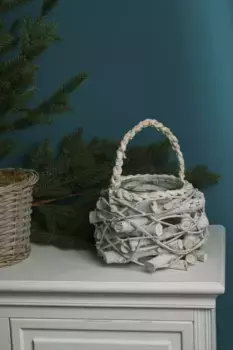 Свеча-фонарь для дома, диам. Стекло 12см Home affaire 20х20х25 см, коричневый