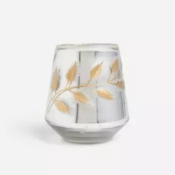 Свеча из резной кожи и шафранового стекла El Corte Ingls