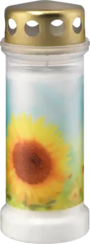 Свеча могильная подсолнух 1 шт. Profissimo