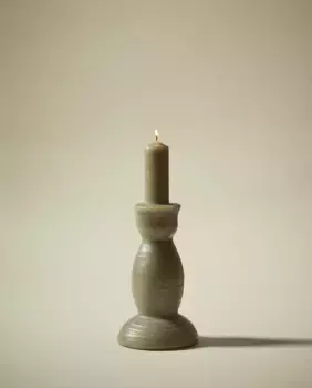 Свеча-подсвечник с ароматом базилика Zara Home, цвет Mint Green