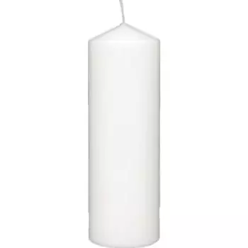 Свеча-столб 270/90 мм белая RUBIN LICHT, 1 шт.