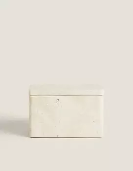 Свеча Zara Home Beige Marble Candle, белый