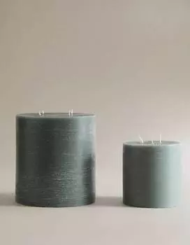 Свеча Zara Home Cylindrical Candle, темно-серый