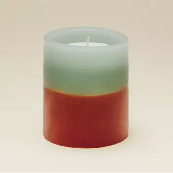 Свеча Zara Home х Collagerie Pear & Tonka Scented Candle, зеленый/коричневый