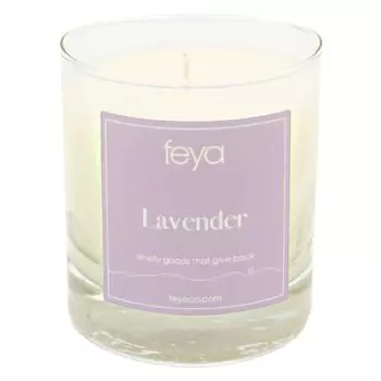 Свечи Feya Lavender, 6,5 унций. Соевая восковая свеча