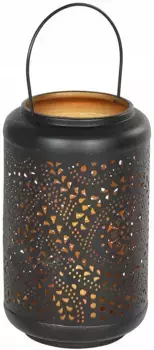 Свечной фонарь Ambiente House "Фонарь из металла черный - (В) 48 см", (1 шт.) Ambiente Haus 21х48х21 см, черный