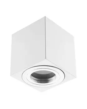 Sweet LED накладной монтаж для ванной комнаты IP44 квадратный GU10 алюминий белый хром накладной спот