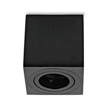 Sweet LED накладной точечный светильник квадратный черный GU10 алюминиевый накладной точечный светильник 230В