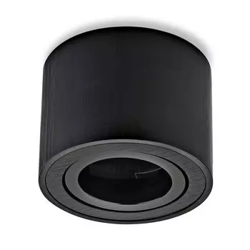 Sweet LED накладной точечный светильник плоский круглый черный алюминиевый потолочный светильник накладной точечный светильник 230 В