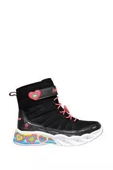 Sweetheart Lights Сапоги со светодиодной подсветкой Skechers, черный