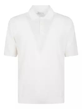 Сверхлегкая хлопковая рубашка-поло Ballantyne, белый