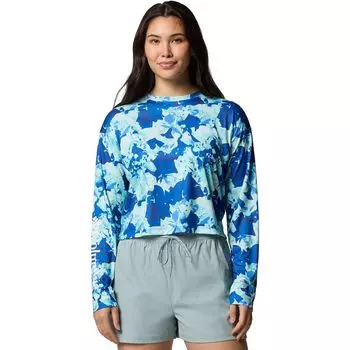 Сверхлегкая приливная рубашка с длинным рукавом Columbia, синий