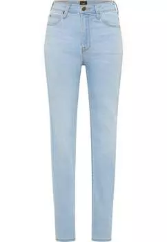 Сверхлегкие именные джинсы Scarlett High Lee, синий