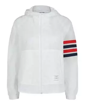 Сверхлегкий анорак Ripstop 4-Bar Thom Browne, белый