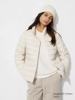 Сверхлегкий пуховик Uniqlo, белый