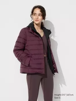 Сверхлегкий пуховик Uniqlo, бордовый