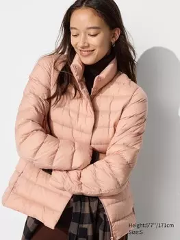 Сверхлегкий пуховик Uniqlo, розовый