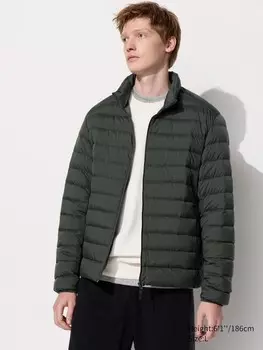 Сверхлегкий пуховик Uniqlo, зеленый