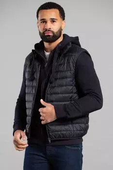 Сверхлегкий пуховый жилет French Connection, синий