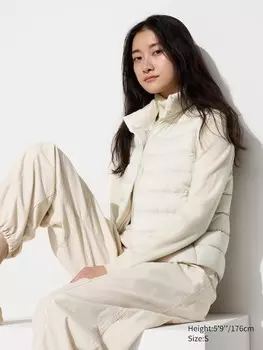 Сверхлегкий пуховый жилет Uniqlo, 01 белый