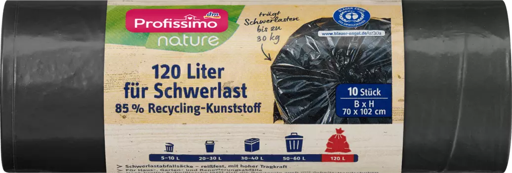 Сверхмощная сумка Nature 120 л 10 шт. Profissimo