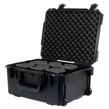 Сверхмощный черный кейс SKB American DJ Element PC6 вмещает 6 ламп Element Par American DJ Element PC6 Heavy Duty Black SKB Case Holds 6 Element Par Lights