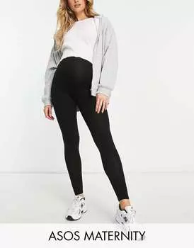 Сверхмягкие леггинсы премиум-класса из хлопкового модала ASOS DESIGN Maternity