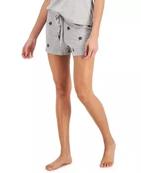 Сверхмягкие пижамные шорты с принтом, созданные для macy's Jenni, мульти