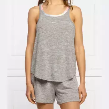 Сверху пижама обычного кроя. Dkny, серый