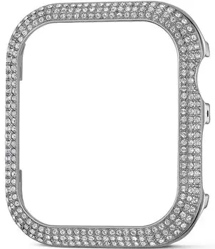 Сверкающий корпус Swarovski для Apple Watch диаметром 40 мм, серебро