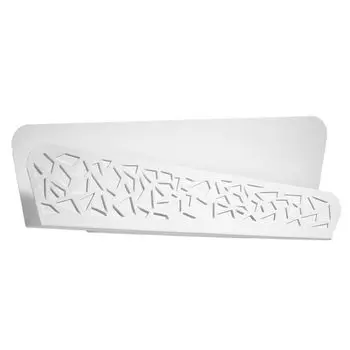 Светильник для прихожей, 2 пламени, узор, сталь, белый, H 15см etc-shop