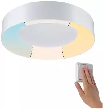 Светильник для ванной комнаты Paulmann Casca, защита от брызг IP44 40,0 см, Высота: 7,1 см, белый