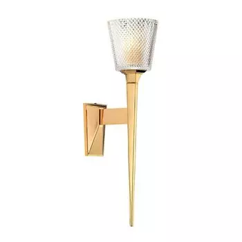 Светильник для ванной Verity, полированное золото, стекло Elstead Lighting